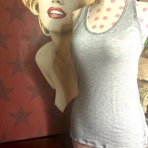 American Eagle Outfitters woman’s (M) tank top silver shimmer 🩶🩶